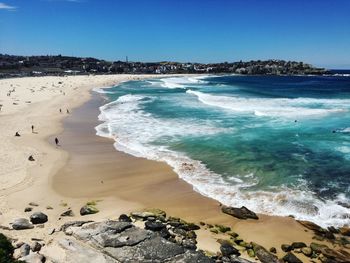 Scenic view of beach