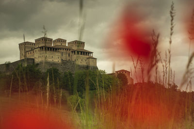 Old castle of torrechiara, parma, emilia romagna