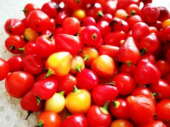 Full frame shot of tomatoes