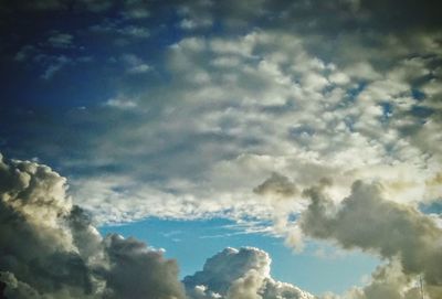 Low angle view of cloudscape