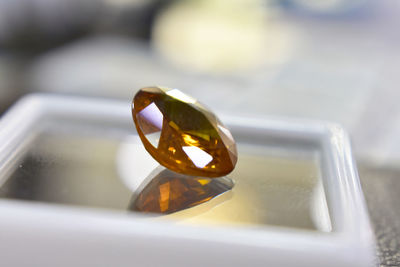 Close-up of wedding rings
