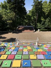 View of empty park