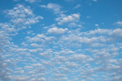 Low angle view of clouds in sky