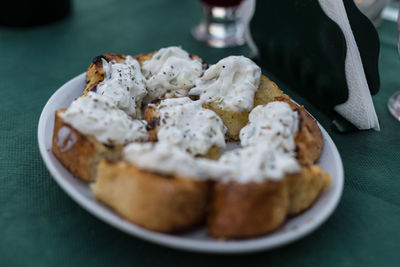 Close-up of food in plate