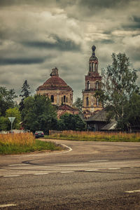 View of temple against sky