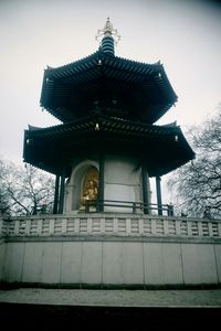 Low angle view of a temple