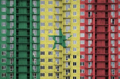 Full frame shot of modern building