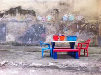 View of an empty wall