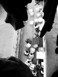 Cropped image of person