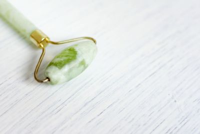 Close-up of sunglasses on table