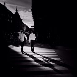 People walking on street