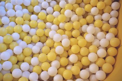 Full frame shot of eggs