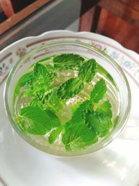 Close-up of salad in plate