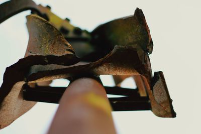 Close-up of rusty metal