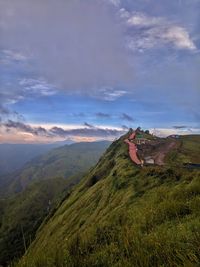 Scenic view of landscape against sky