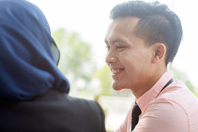 Portrait of a man smiling