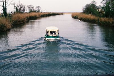 Boats in river