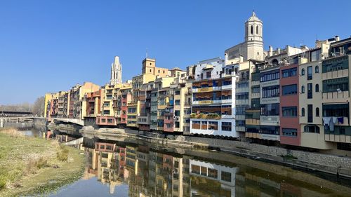 Buildings in city girona