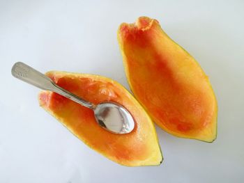 A papaya skin