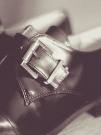 High angle view of computer keyboard