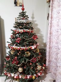 Christmas tree at home