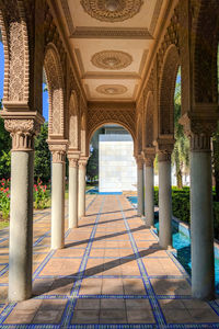 Corridor of building