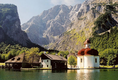 Houses in the sea