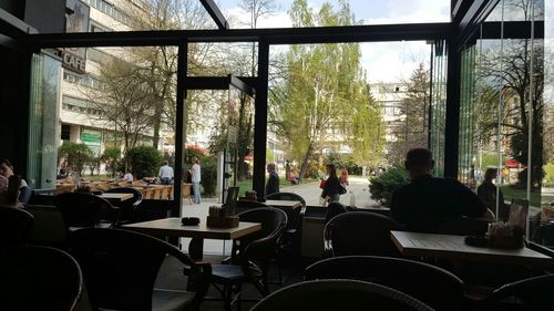 Interior of restaurant