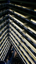 Close-up view of blinds