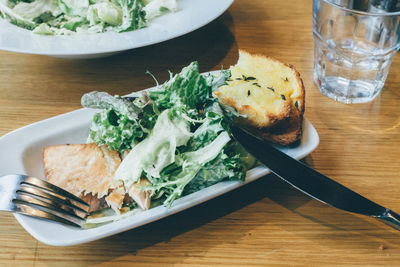 Close-up of food on plate