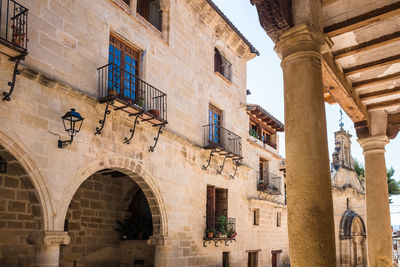 Low angle view of historical building