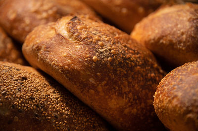 Close-up of bread on table