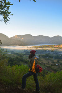 Mount rinjani national park, indonesia