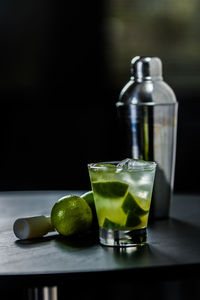 Close-up of drink on table