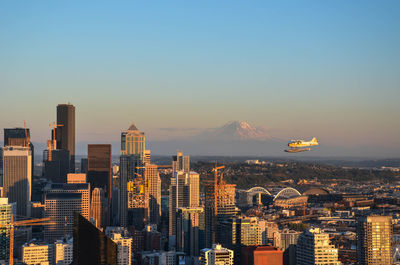 Aerial view of city