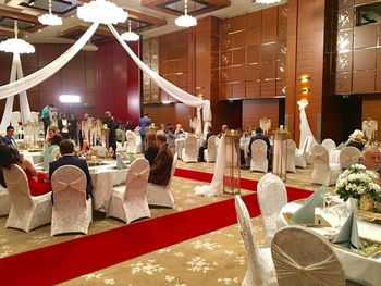 People in shopping mall