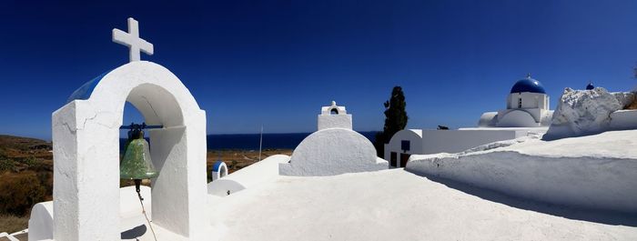 View of mosque against clear sky
