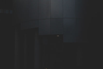 Sunlight falling on wall in illuminated building