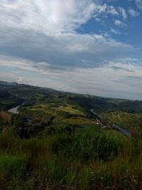 Scenic view of landscape against sky