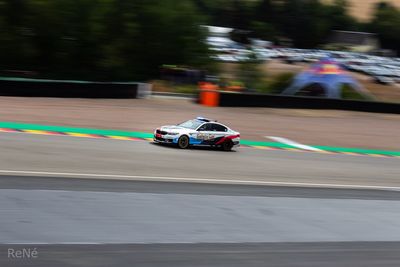 Cars moving on road