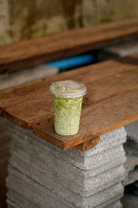 Close-up of books on table