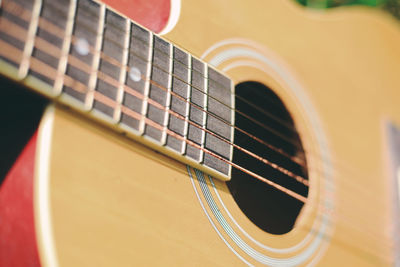 Close-up of guitar