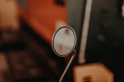 Directly above shot of electric lamp