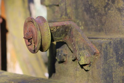 Close-up of rusty metal