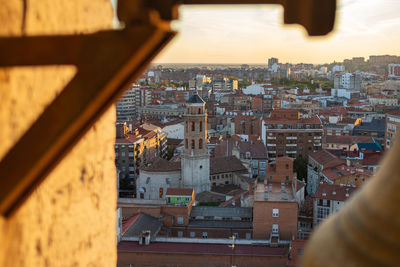 A part of the city from the belfry tower