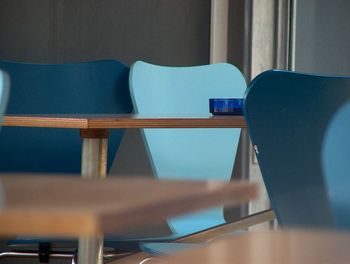 View of empty chairs