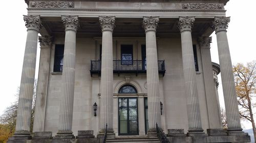 Low angle view of old building