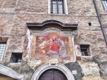 Low angle view of old building