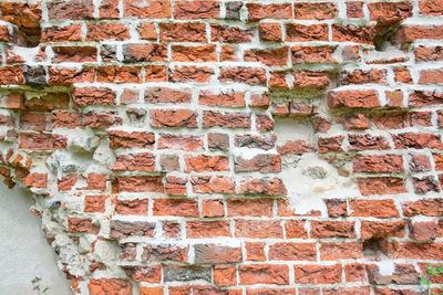 Full frame shot of brick wall