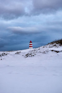 The lighthouse of alnes on godøy, sunnmøre, møre og romsdal, norway.